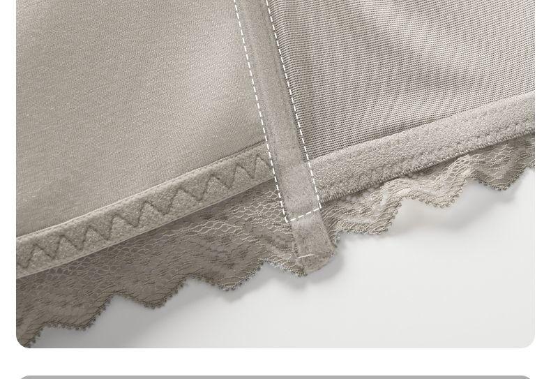 Product Introduction of Front Button Underwear Women's Small Chest Push up Extra Thick Big Breast Holding Anti-Sagging Back Shaping Bra Set Non-Running Cup Womenswear Comfort Bridal Basic 22