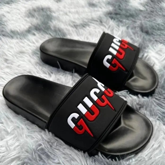 Dép lê Guccci chữ trắng đỏ đi êm chân 36-43 .