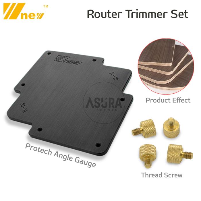 Jual ALUMINIUM TEMPLATE RADIUS ROUTER TRIMMER SET WNEW - Kota Bandung ...