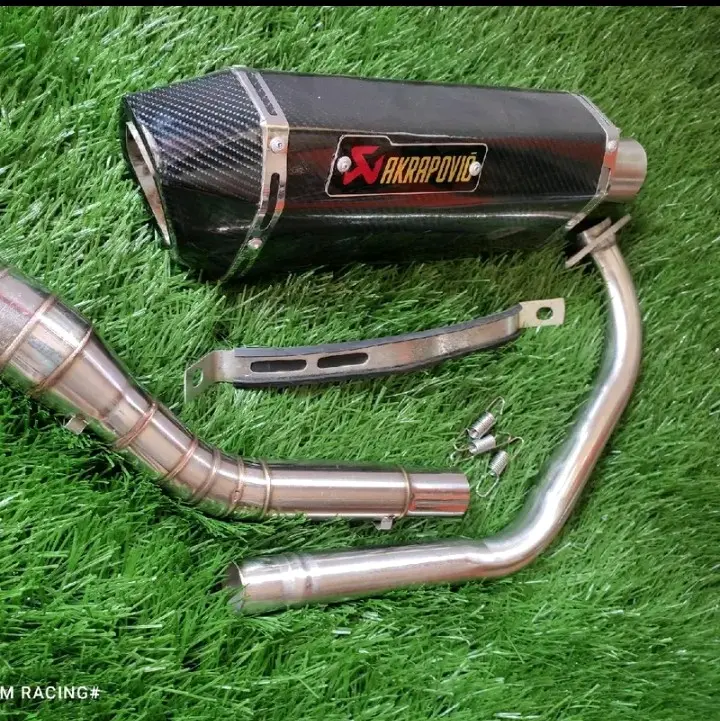 KNALPOT RACING AKRAPOVIC UNTUK VIXION R12 MEGAPRO CBR VERZA