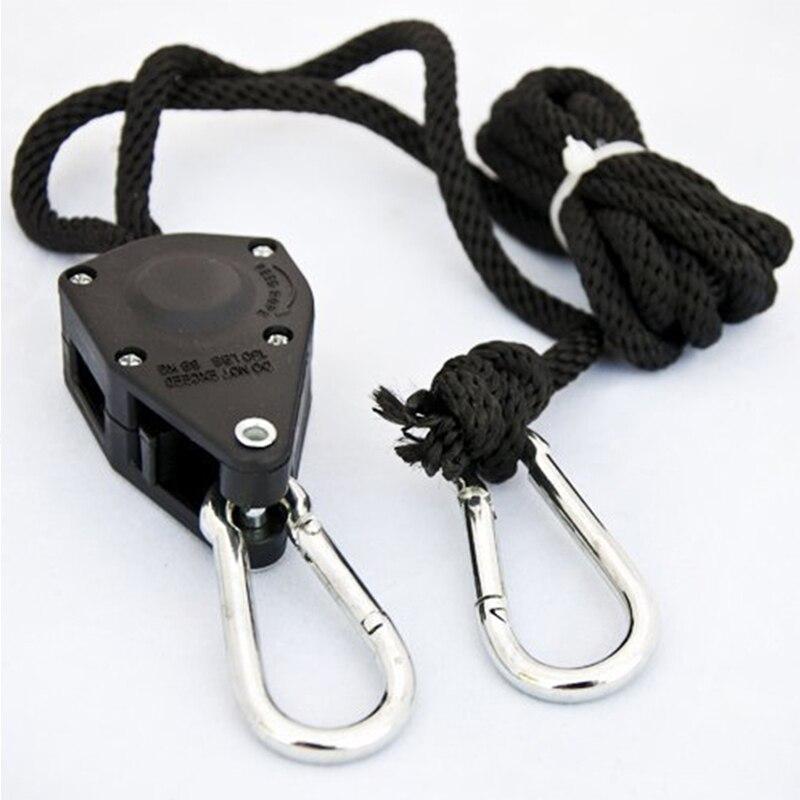 Móc Treo Có Thể Điều Chỉnh 2 Chiếc, 8 Inch, Gia Cố, Cần Gạt Treo Thích Hợp Cho Lều, Đèn Trồng Cây Trồng, Dây Thừng, Móc Treo Cần Gạt, Móc Ròng Rọc 5