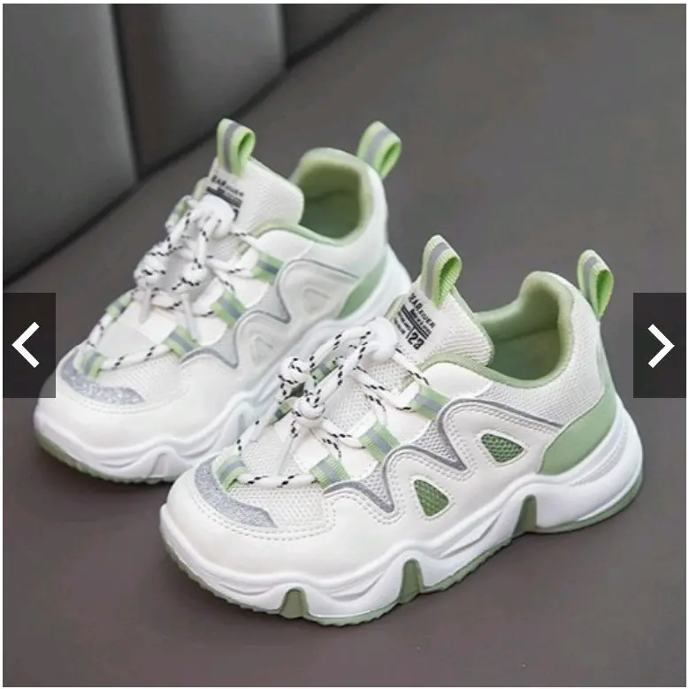 Zig Zag Non LED Sepatu Anak Import Kids Shoes Sneakers size 26-37 usia 3-9 Tahun Fashion 3