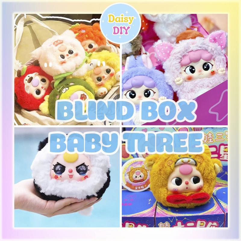 BABYTHREE BLINDBOX-CHÍNH HÃNG Hộp mù Búp Bê Nhồi Bông Baby Three - Quà Tặng - Đồ Chơi cho bé