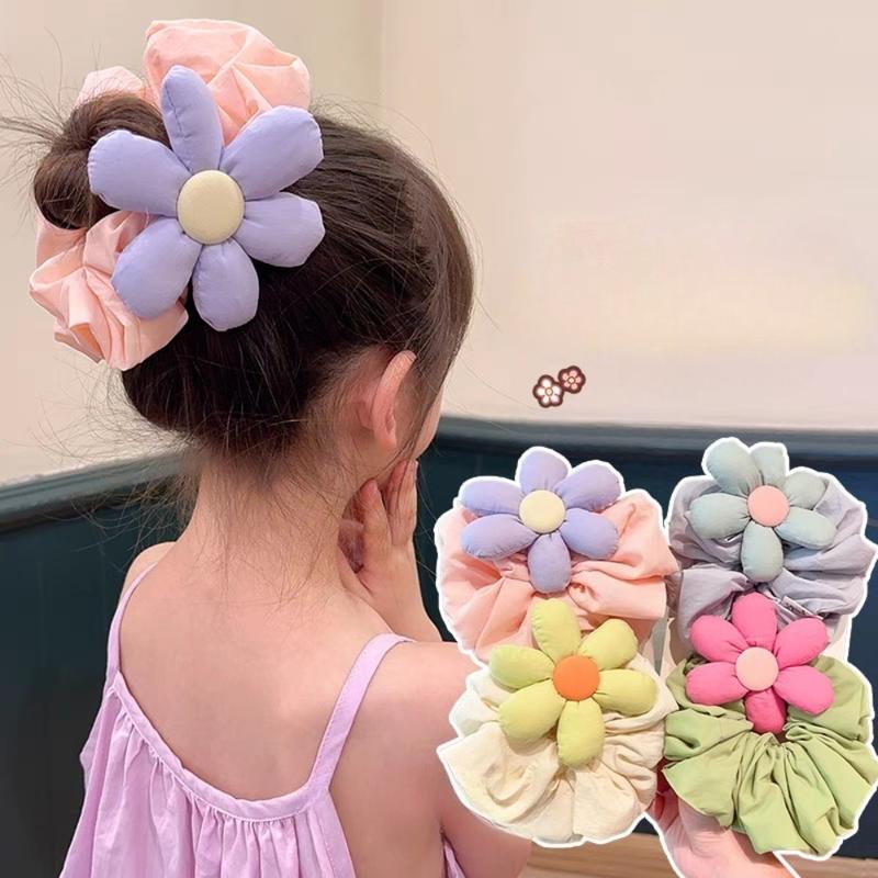 Dây Buộc Tóc Bong Bóng Thiết Kế Hoa Đám Mây Ngọt Ngào Dành Cho Bé Gái Thích Hợp Cho Búi Tóc Tóc Đuôi Ngựa Và Scrunchies Phụ Kiện Tuyệt Vời Làm Quà Tặng