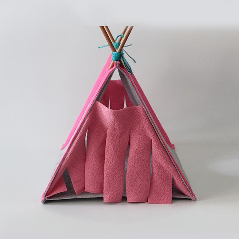 Product Introduction of Small Pet Nest Felt Tent Rabbit Nest Hamster House Hamster Cage Large Guinea Pig Cage Guinea Pig Small Animal Bed Accessories 8