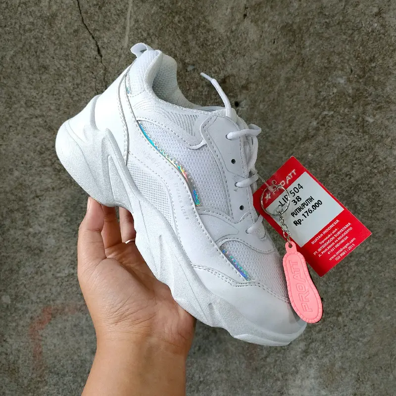 PRO ATT LIP Sepatu putih cewek anak sampai dewasa ukuran 33/40 3