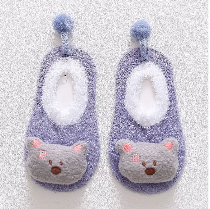 Sepatu Prewalker Kaos Kaki Korea Anak Bayi Kaus Kaki Bulu Lembut Motif Animal Baby Socks Kaos Kaki Anak Lucu 4