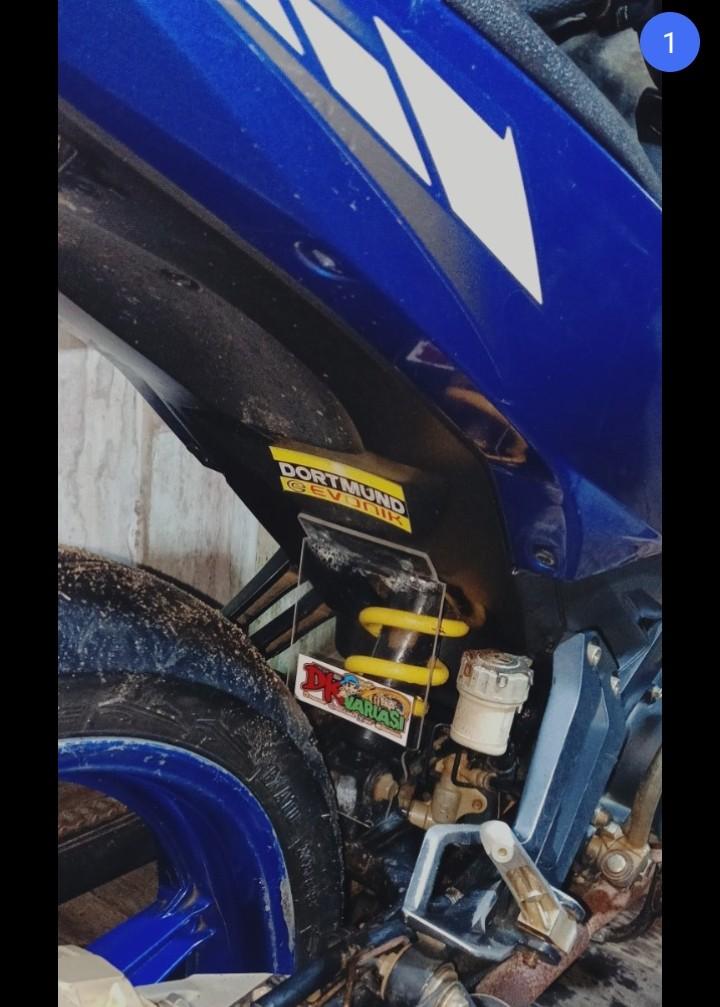 mudflap akrilik penahan lumpur mx king mx 150 Aksesoris