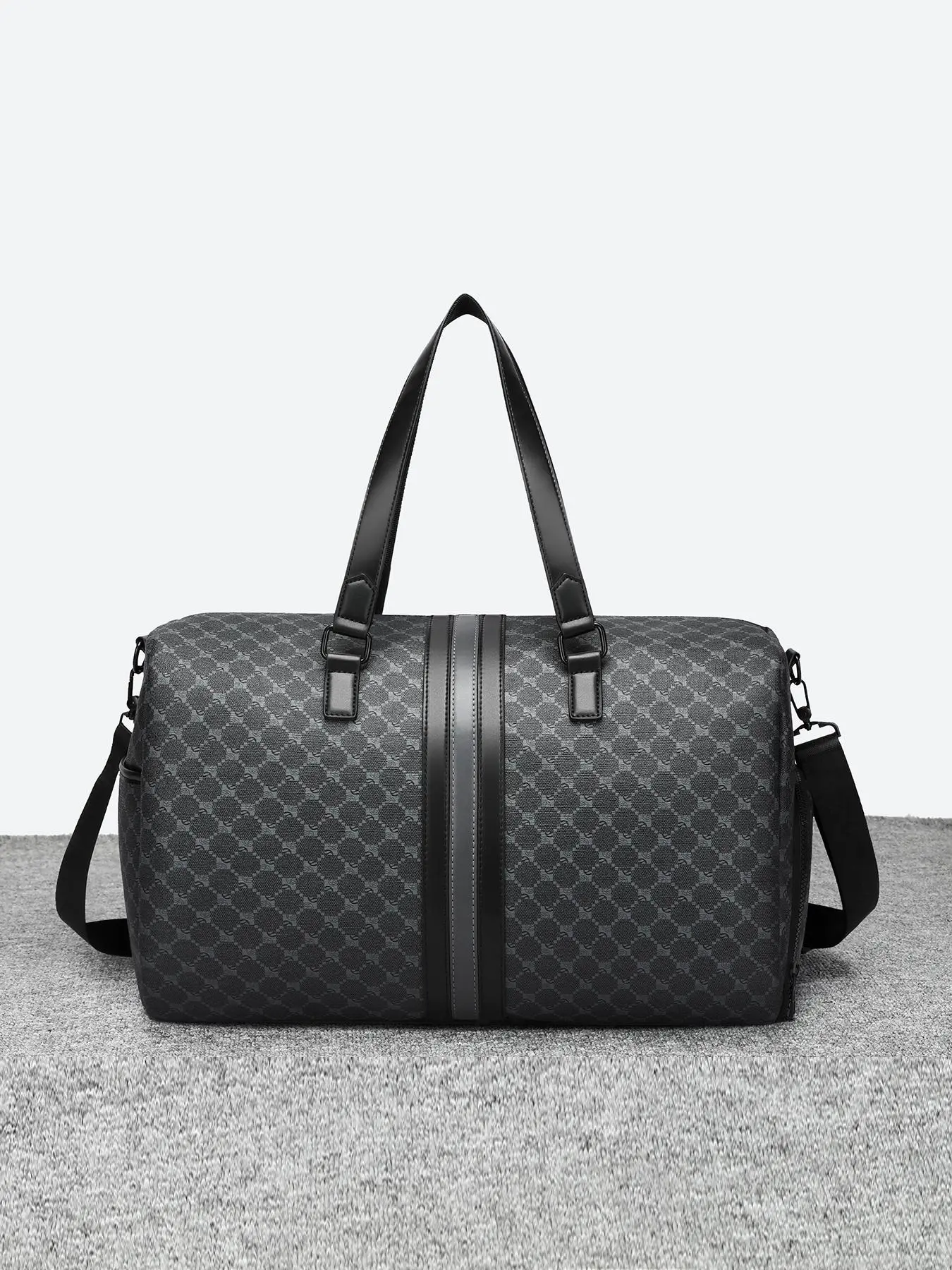 Men's Large Capacity Durable Travel Bag, Casual Zipper Shoulder Bag for Travel Luggage, Fashionable Versatile Travel Bag for Men for Daily Life