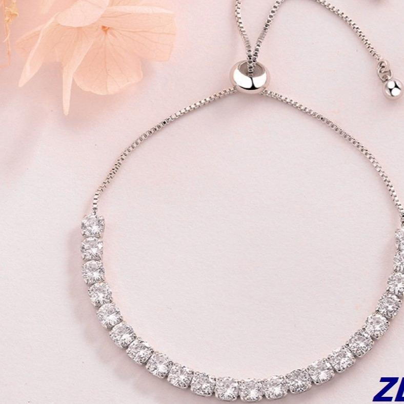 LL- LẮC TAY LIÊN KẾT 22 VIÊN ĐÁ SANG TRỌNG F005 Phụ Kiện Voi Đeo Tay 0