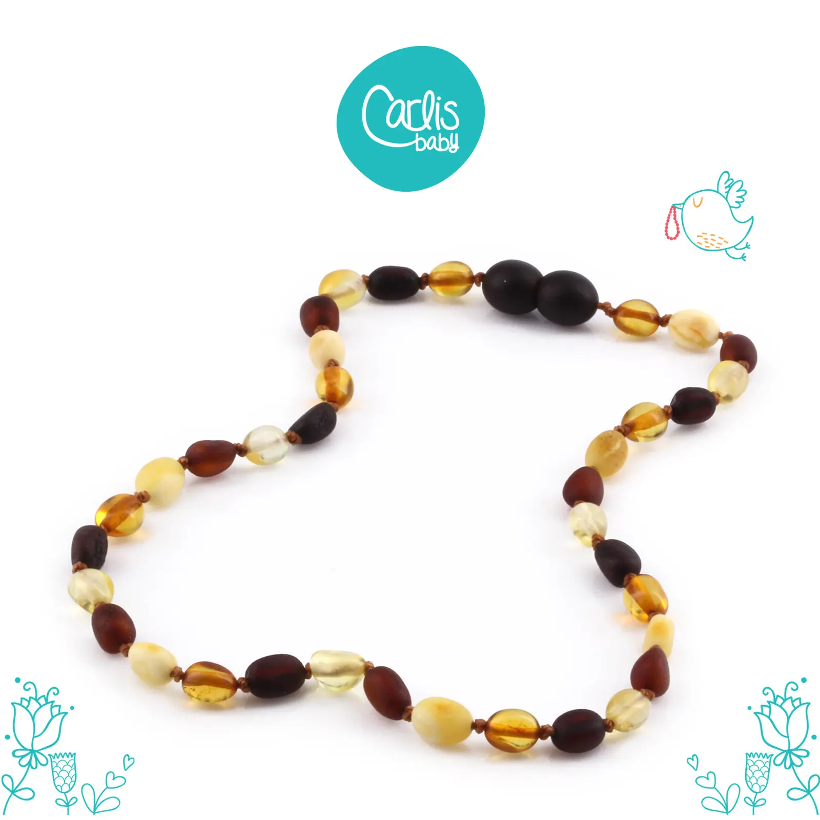 Kalung Amber Tumbuh Gigi Bayi By Carlis Baby. CE169