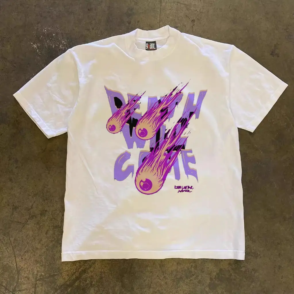 Korea Style T-shirt Oversize Mars menabrak bumi | Kaos Wanita Hitam | Kaos pria dan wanita T-shirt Unisex