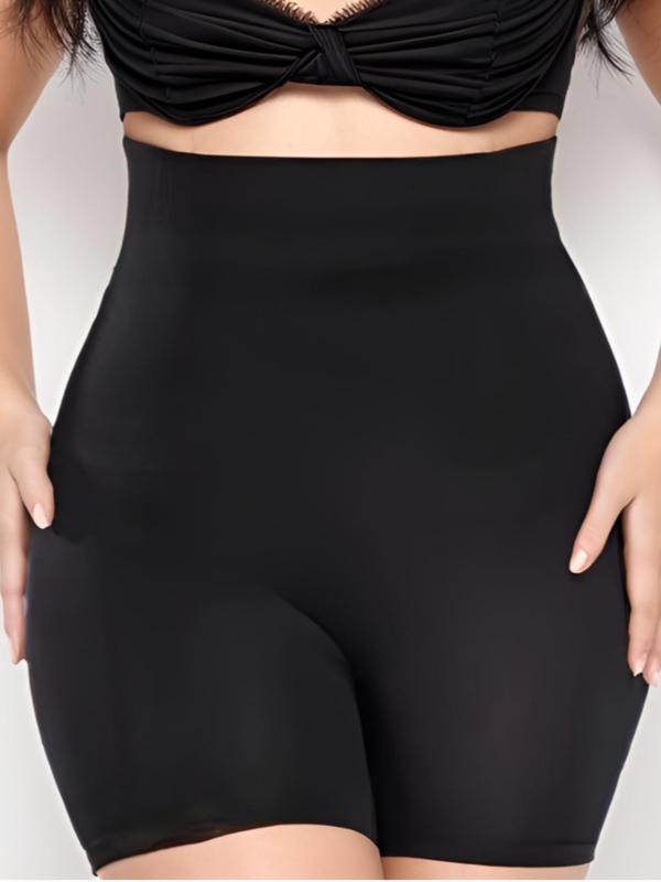 【Plus Size】 High Waist Shapewear Shorts, Seamless Slimming Shaper Underwear for Women, Tummy Control Butt Lifting Shapewear Bottoms for Daily Wear 0
