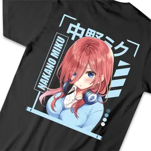 Kaos Anime Five Toubon No Hanayome Miku Nakano