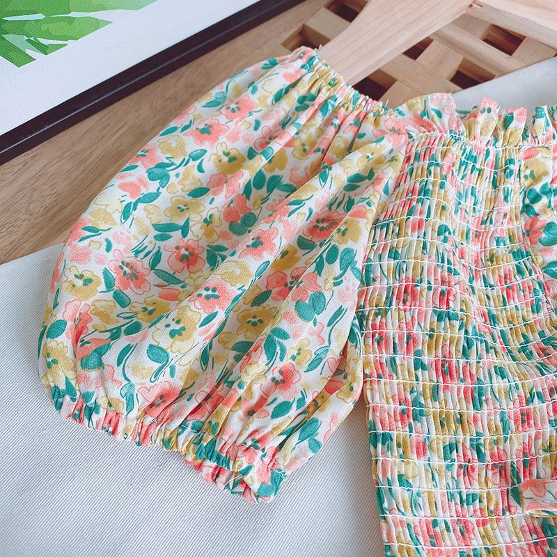 Product Introduction of [363655] - Setelan Blouse Celana Panjang Kulot Anak Perempuan - Motif Rubber Flowers 29