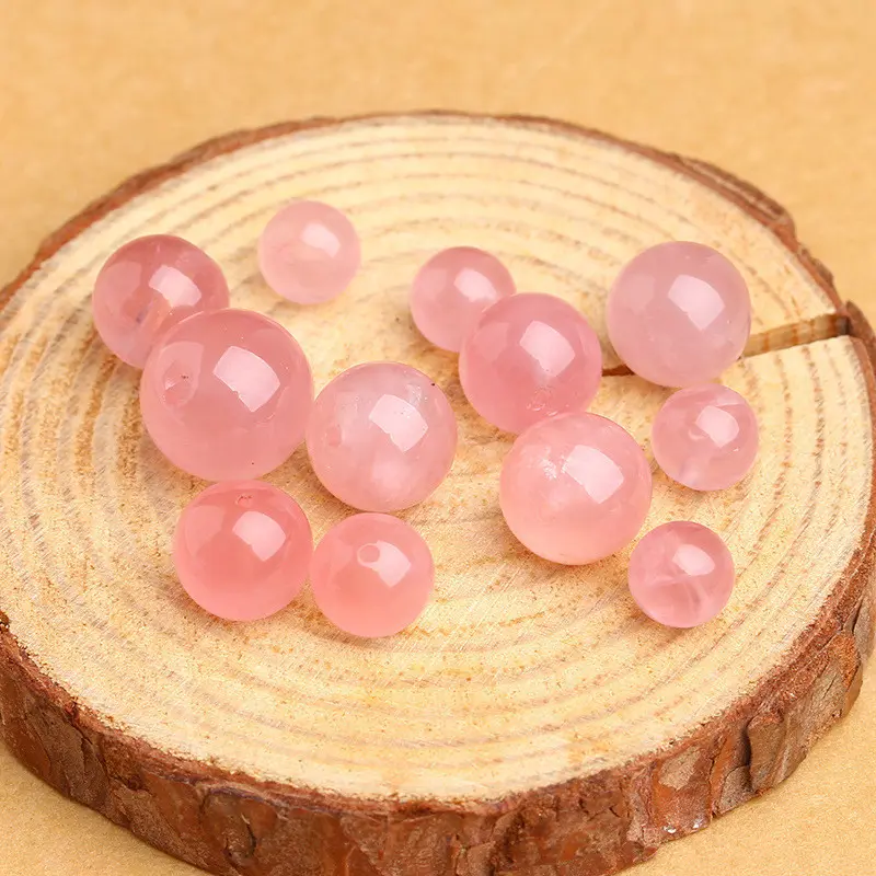 [6PCS] Butir Batu Pink Cherry Quartz | Kode : BT-42