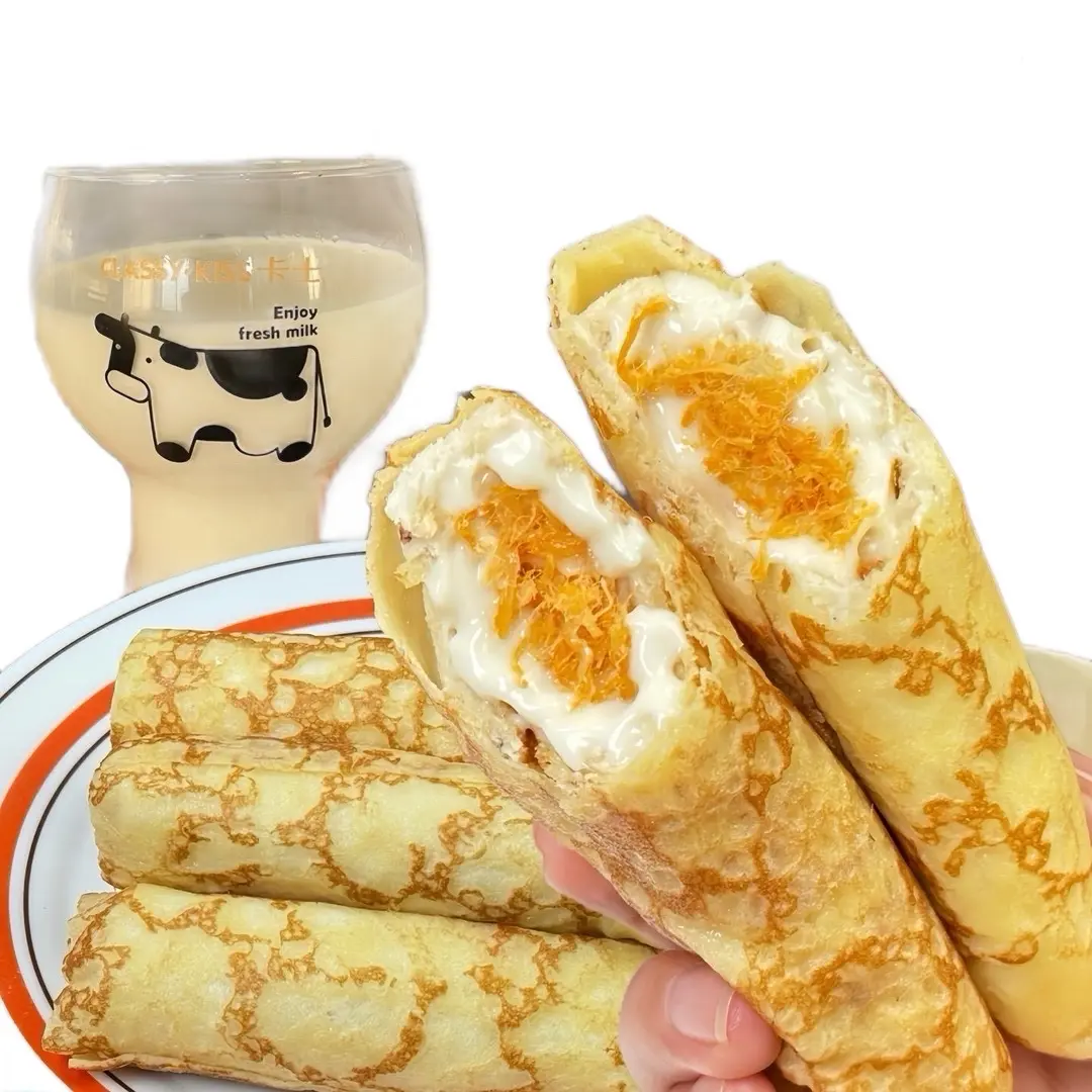 Bánh mì cuộn diêm mạch chà bông nướng ,không đường