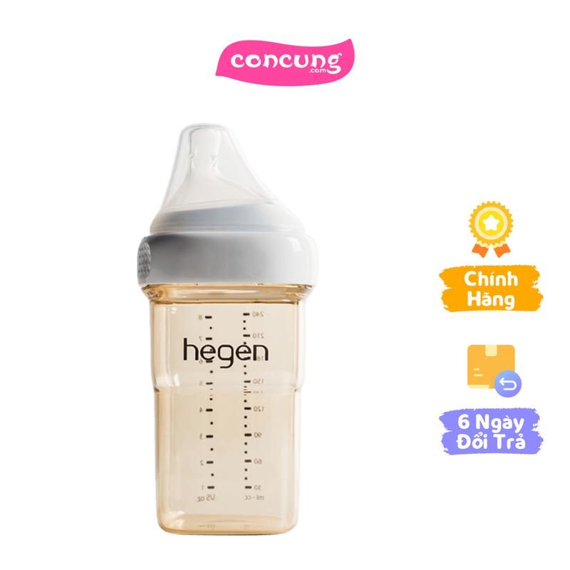Bình sữa PPSU Hegen 240m (3-6M)