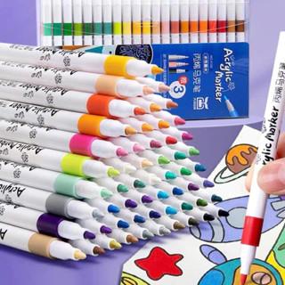 Hộp Màu Acrylic Marker 60 Màu - Hộp Bút Màu Acrylic Cao Cấp Cho Bé Tập Tô - Đồ Chơi, Toy 5