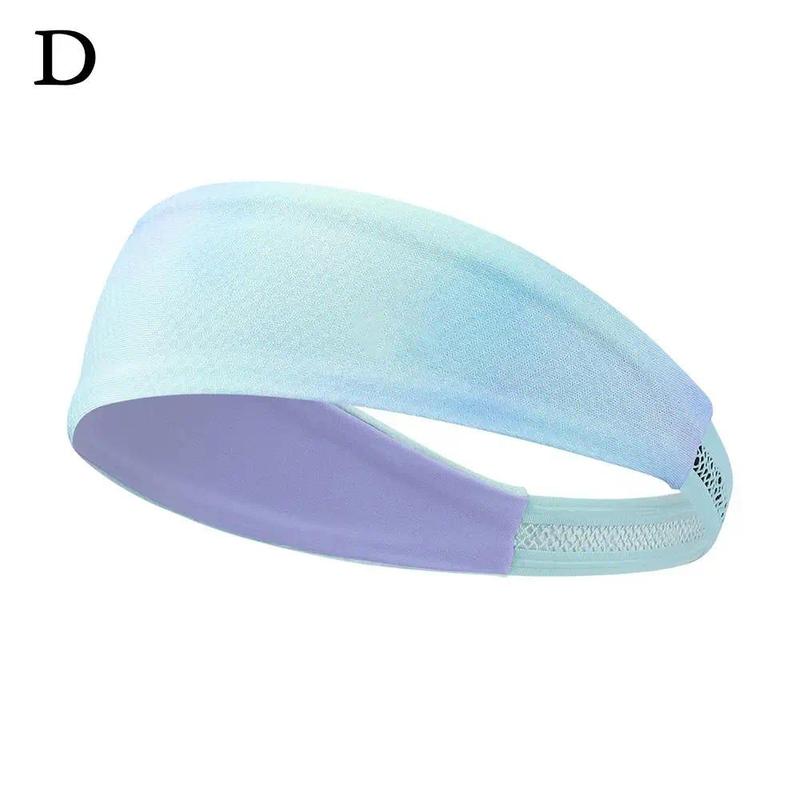 1pCS Sweatband for Men Women Elastic Sport Hairbands Head Band Yoga Headbands Headwear Headwrap Sport Workout Hair Accessor J3Y8 8