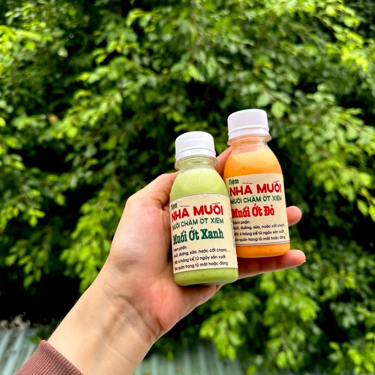 Combo 2 Chai MUỐI ỚT XANH. MUỐI ỚT ĐỎ (nước chấm gia vị)