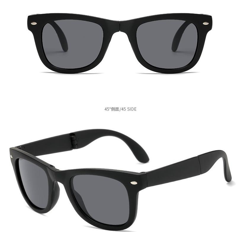 Product Introduction of Foldable Rice Nail Glasses Sunglasses Men's Driving Foldable Sunglasses UV Protection Driving Fishing Glasses FDA 1