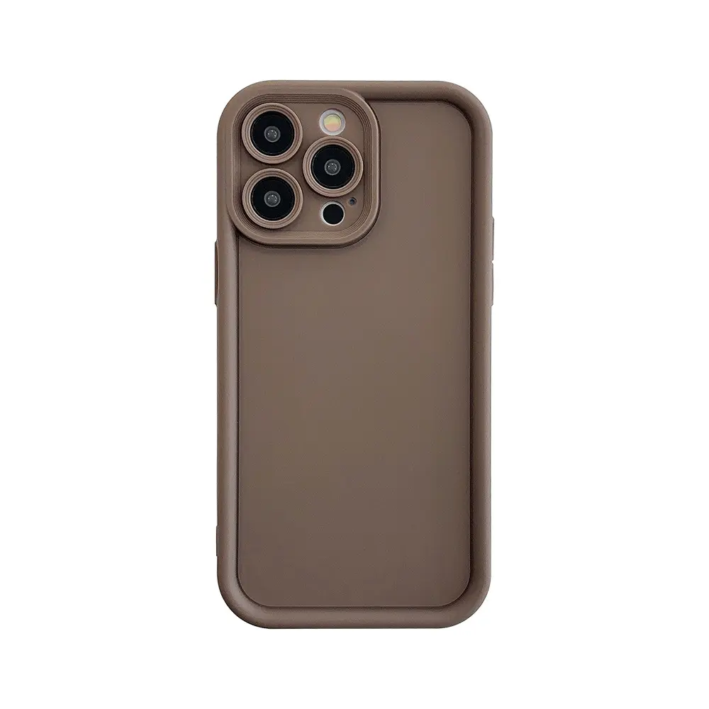 Ladder Camera Apple 13 Phone Case Iphone16pro Max/15/14/13 Silicone 11 Suitable for 14promax All-Inclusive 12 Solid Color Protector  Screen Protector Casing