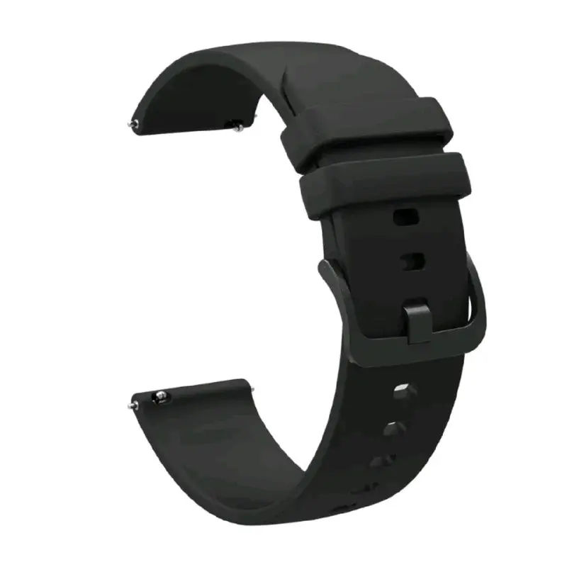 Dây silicon trơn mịn dành cho đồng hồ cơ và Smartwatch size 20mm và 22mm 2