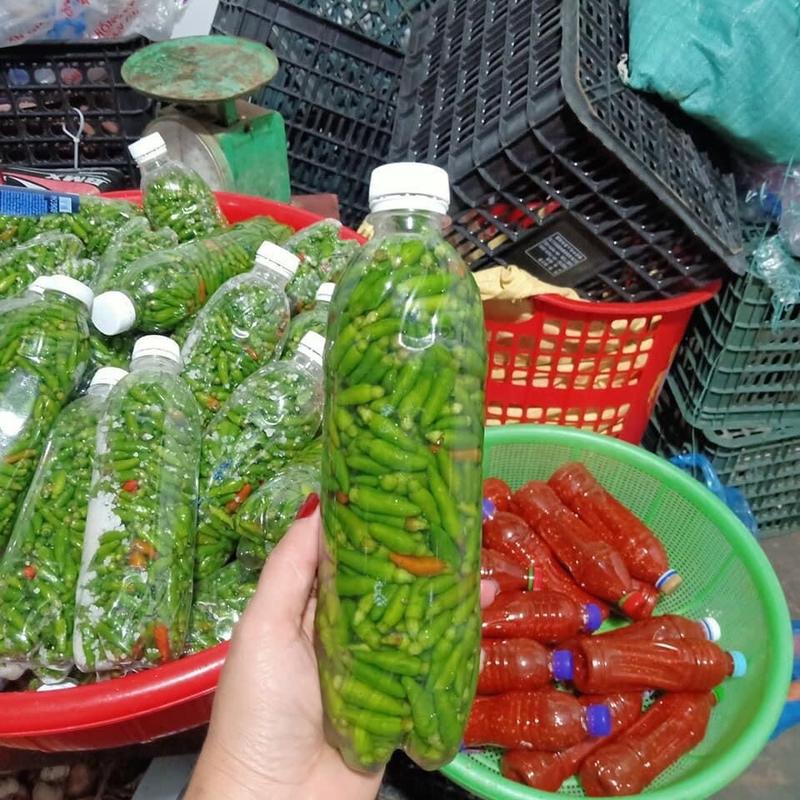 Ớt thóc xanh sóc muối 150k/3 chai 0