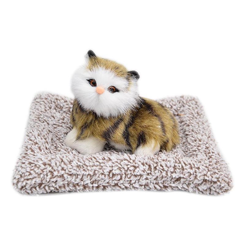 Product Introduction of Mainan boneka kucing untuk kanak-kanak, anak patung haiwan boneka simulasi, comel dan cantik, hadiah 12