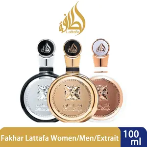 100ML Parfum Pria Lattafa Fakhar, Toko Resmi Lattafa, Semprotan Eau de Parfum Pria Lattafa Fakhar