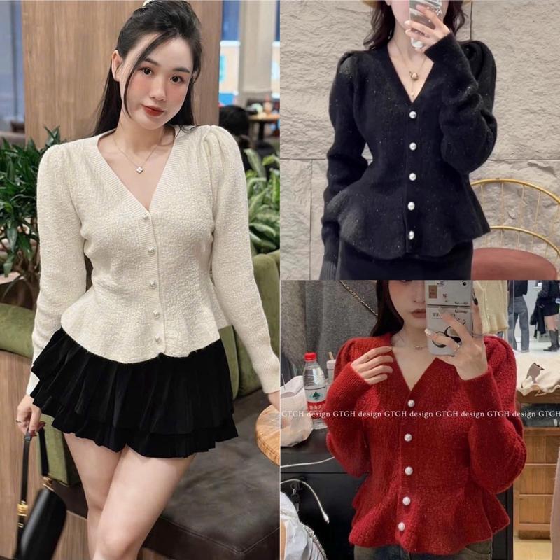 E126- ÁO LEN KIM SA DÁNG XOÈ QUẢNG CHÂU