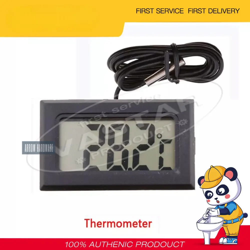 LCD Digital Thermometer Temperature Meter With Probe