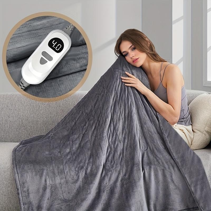 Basein Electric Fleece Electric Throw Blanket Heated Mattress Best