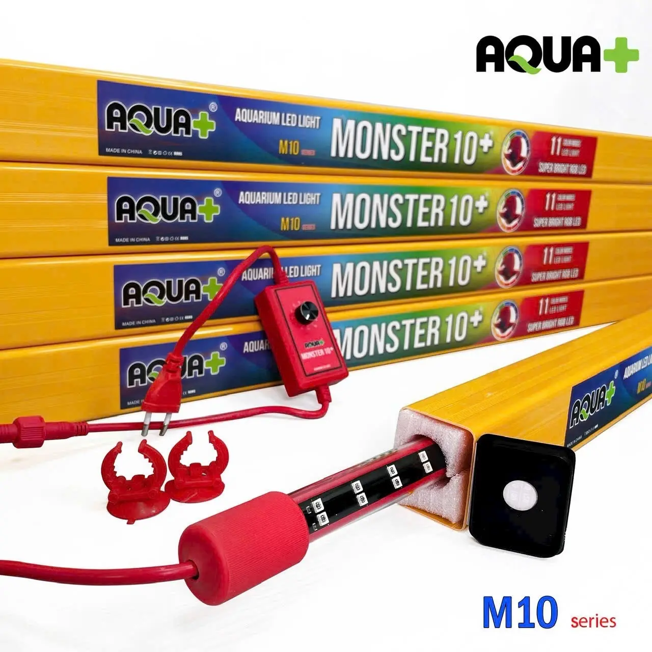 ￼Đèn LED đổi màu MONSTER M10 -11 chế độ màu ánh sáng , cao cấp dành cho bể cá thủy sinh