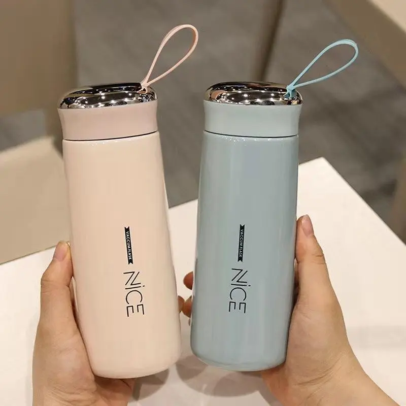 Cốc Cách Nhiệt Cầm Tay Thích Hợp Cho Du Lịch, Hai Lớp, Thủy Tinh 400 ml, Nắp Xe, Thích Hợp Cho Cà Phê, Bình Chân Không, Đồ Uống Lạnh, Cốc Bia, Đồ Dùng Nhà Bếp, Cốc Chân Không Sưởi Ấm