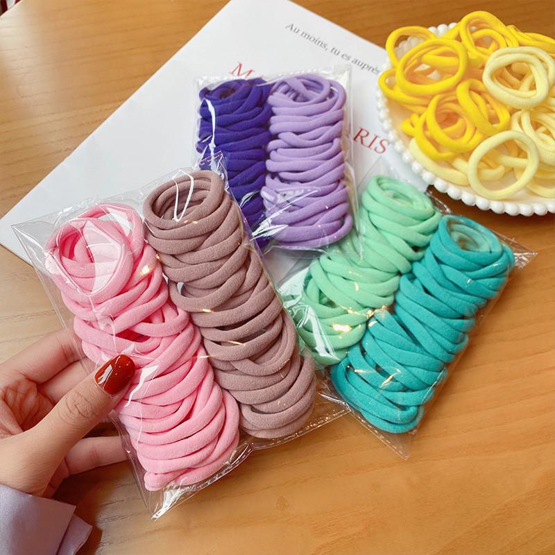 50pcs Getah Rambut Kanak Kanak Perempuan Set Hair Ties for Kids ...