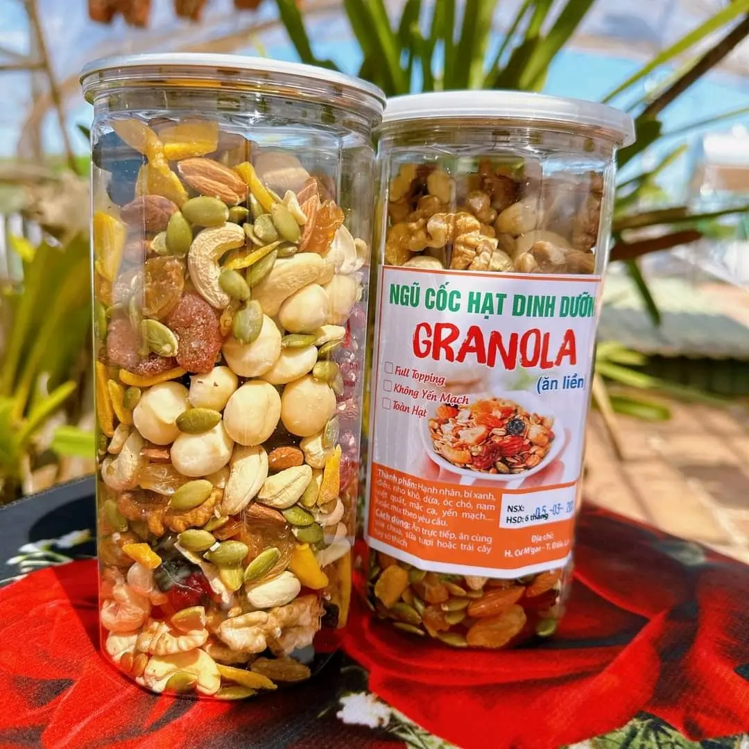 Ngũ cốc Granola siêu hạt không yến mạch