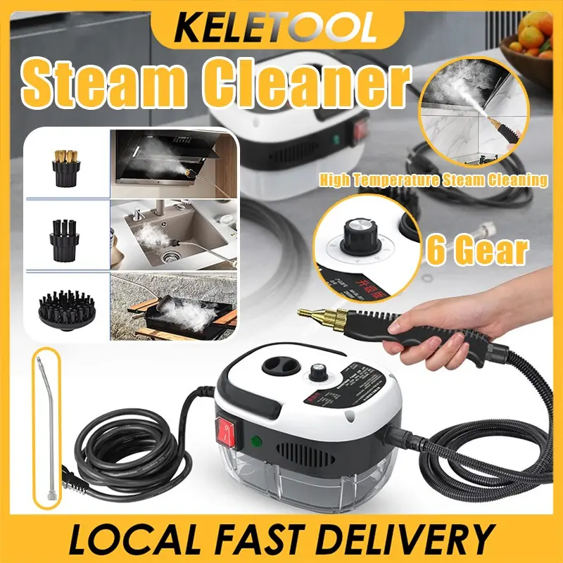 3200W High Temperature Pressurized Steam Cleaner Handheld Steam Cleaning Machine Portable Carpet Steam Cleane