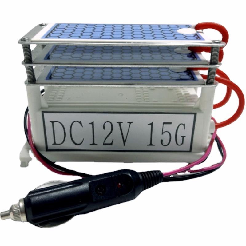 Product Introduction of Ozone Generator Air Sterilizer Car Styling 12v 5g 10g 15g Purification Fruit Vegetables Water Food Preparation Ozonator 3