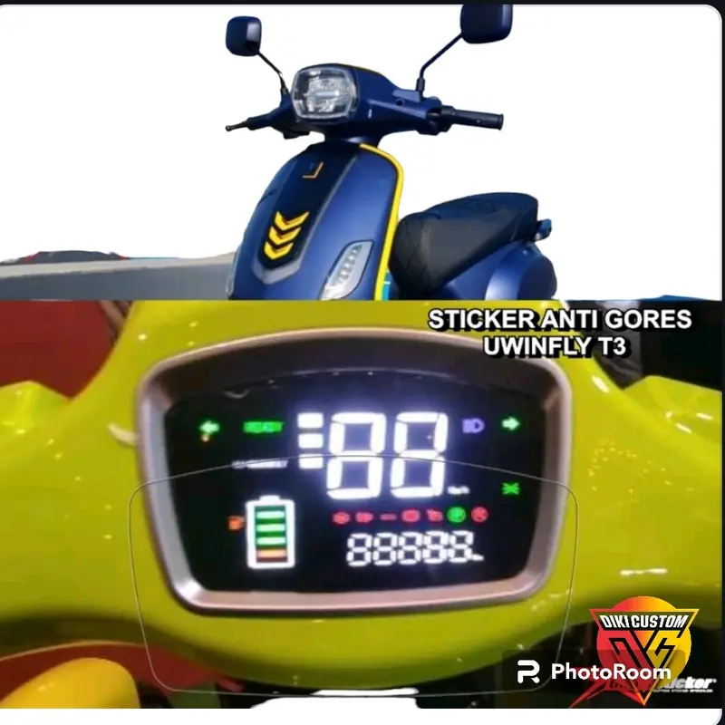 anti gores motor listrik spedometer uwinfly T3 pro T3S ORIGINAL MAXDECAL / aksesoris motor listrik uwinfly 1