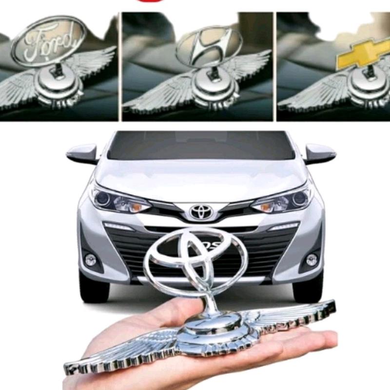 Tem Biểu Tượng Logo Cánh Chim Gắn Mui Xe Ô Tô Nhãn Dán Decal