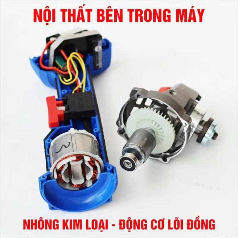 Combo 2 máy Siết Bulong 400n.m + Máy cắt chính hãng Boshun + 1pin 15cell + sạc - Máy cắt có chống sốc đá và chống khởi động lại - chân pin phổ thông m21 - bảo hành 12 tháng 7