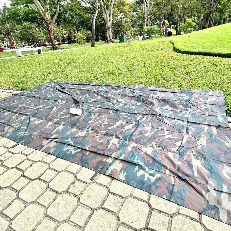 Tăng che mưa, tấm bạt che mưa rằn ri cao cấp 3m2*1m8