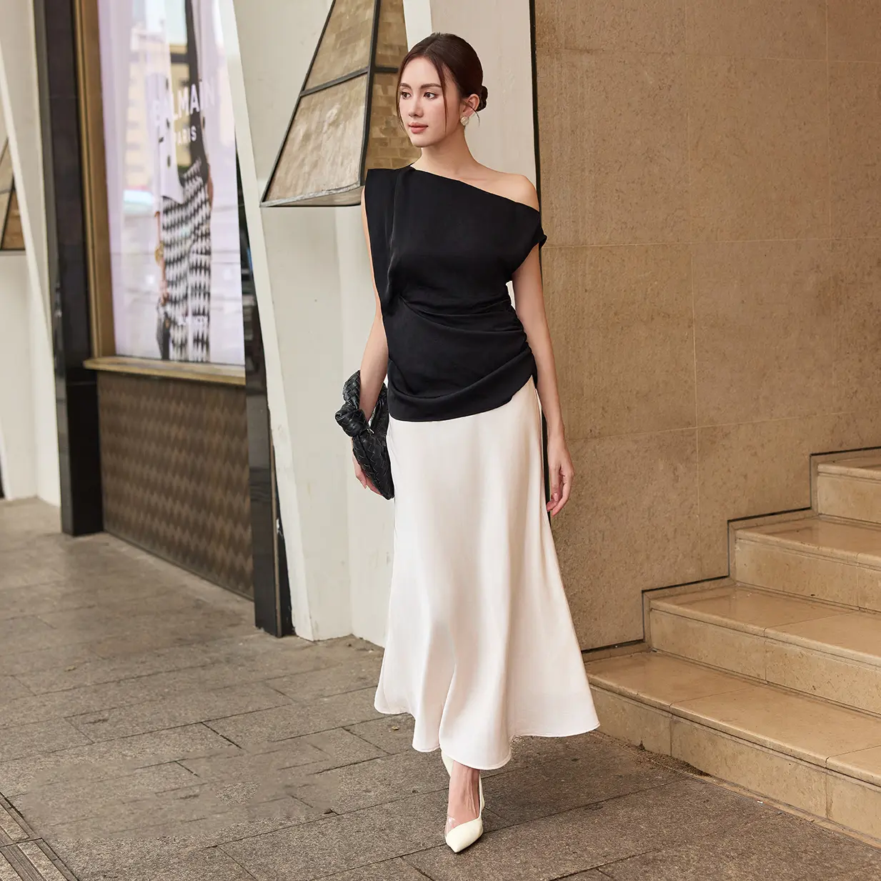 [ĐẶT LÊN MỘT SIZE] Chân váy lụa Dony Maybi Women cao cấp