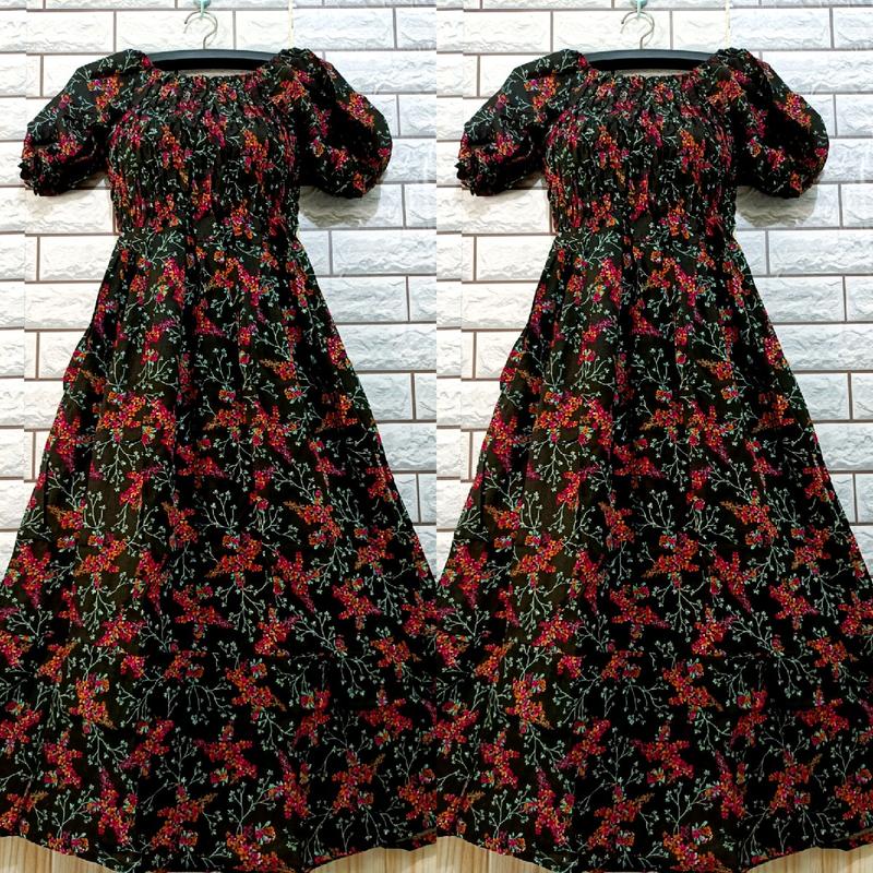 Long Dress Kerut Dada 2