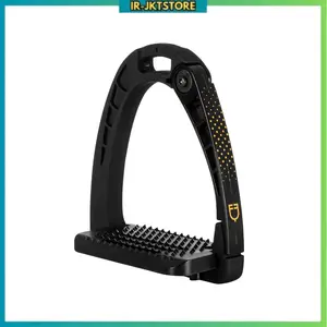 Stirrups Berkuda Anak Equestro Junior Stirrups with Side Opening and Wide Treat Equestrian