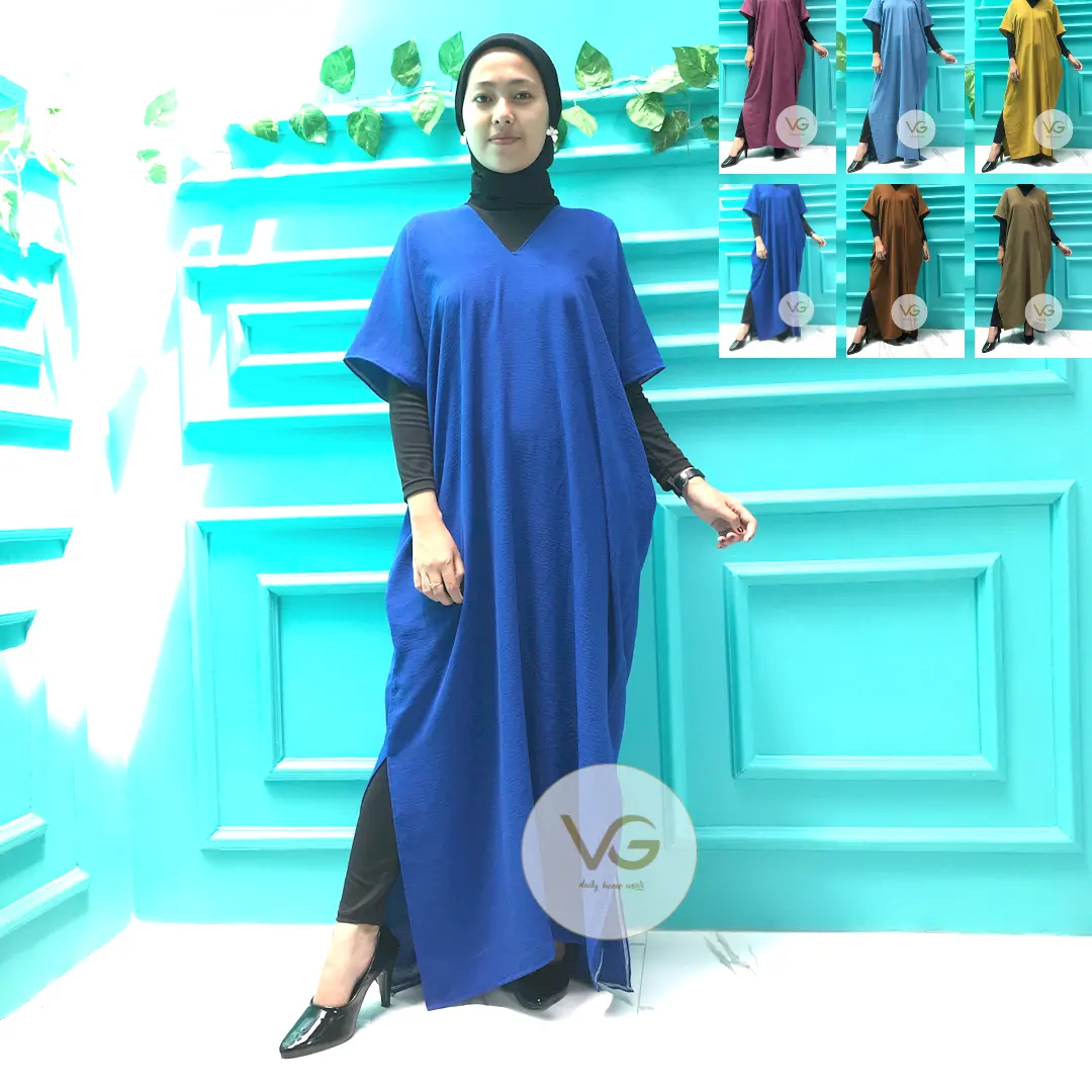 LONG SQUARE NAGITA TOP ATASAN BLOUSE WANITA CRINKLE AIRFLOW ANTI LECEK baju muslim  nyaman  santai  panjang oversize kancing