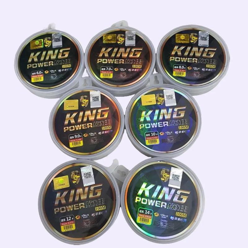  Cước làm trục Đi Câu cá King power săn hàng của Guide dài 100m Fishing Bắt Cá Carbon 