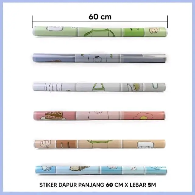 STICKER DAPUR BAHAN ALUMINIUM FOIL ANTI MINYAK DAN TAHAN UAP PANAS KOMPOR Tahan air 1